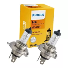 Pack X2 Lamparas Alta-baja H4 Toyota Etios Original Philips