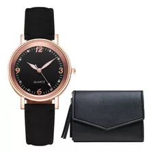 Set Reloj Monedero Elegante Dama Kit