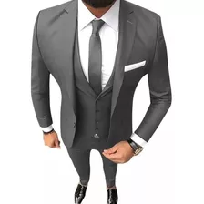 Terno Social Masculino Slim - Blazer + Calça - Alfaiataria