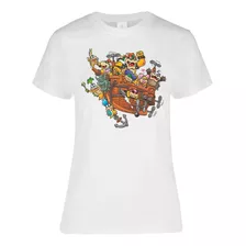 Blusa Bowser Y Sus Koopalings Barco Mario Bros