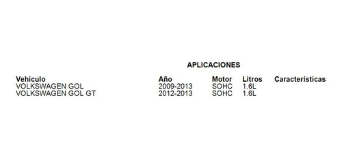 Repuestos Fuel Injection Volkswagen Gol 2011 1.6 Tomco Foto 4