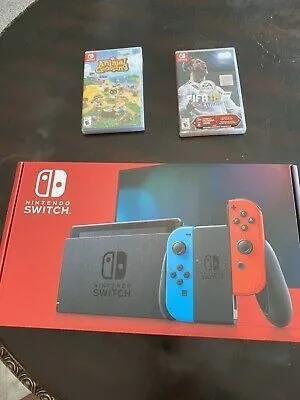 Nuevo Nintendo Switch 32gb Neon Red Con Paquete Joy-con.