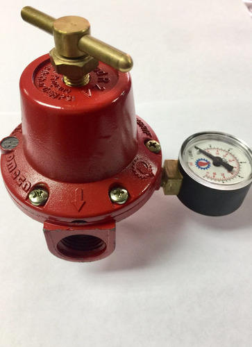 Regulador Para Gas R3a-m Con Manómetro Rosca De 1/2 Congrif