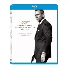 Blu-ray 007 - Coleção Daniel Craig - 3 Discos - Lacrado