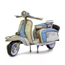 Moto Coleccionable Metal Lambretta 32cm Punto Arte