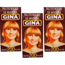 Palito De Dente Gina Caixa C/ 200 Un ( Pack C/ 3 )