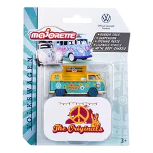 Majorette - Volkswagen Deluxe Hungry Hippie Auto De 7,5 Cm
