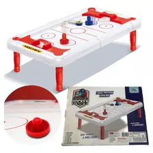 Brinquedo Mini Hockey Jogo Tabuleiro Roquei Infantil 43 Cm