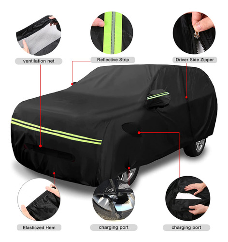 Cubierta Impermeable Para Automvil Compatible Con Ford Foto 3