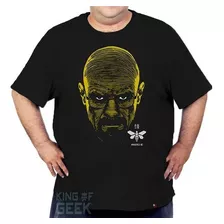 Camiseta Plus Size Heisenberg Breaking Bad Camisa Geek Série