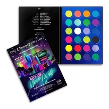 Paleta 24 Sombras Neon City Of Neon Lights Rude Cosmetics