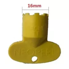 Docol Chave P/ Arejador De Embutir 16,5mm Torneira Para Banheiro Amarelo Fosco