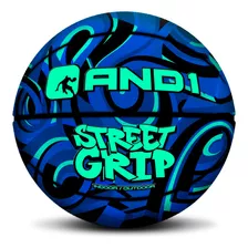 Balón De Cuero And1 Street Grip Basketball Azul