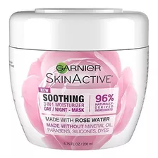Garnier Skinactive Hidratante Facial 3-en-1 Con Agua De Rosa
