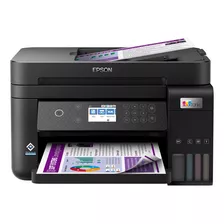 Impresora A Color Multifunción Epson Ecotank L6270 Con Wifi Negra 220v