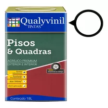 Tinta Parede Acrílica Premium Pisos Quadras Qualyvinil 18lts