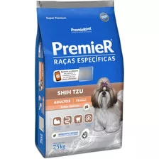 Ração Premier Para Cães Shih Tzu Adulto 7,5kg Sabor Salmão