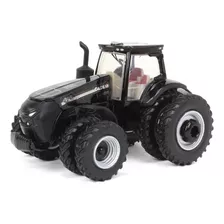 Miniatura Trator Case Ih Connec Magnum 400 Rodado Duplo 1/64 Cor Preto