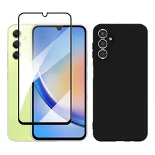 Capa Capinha Case Aveludada + Película 3d Para Galaxy A34 5g