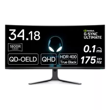 Alienware - Monitor Curvado Para Juegos Quantom Dot-oled Aw.