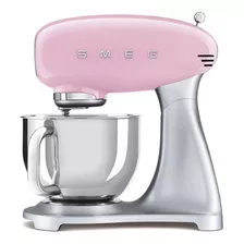 Mezclador De Pie Smeg Mixer De Estilo Retro De Los Años 50, Frecuencia Rosa, 60 Hz, 110 V