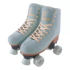 Patins 4 Rodas Azul Camurça Califórnia 31 Ao 34 Ajustável