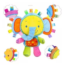 Peluche Apego Sensorial Juego Bebe Multitextura Elefante