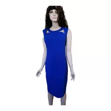 Calvin Klein Vestido Formal Azul