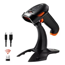 Tera Wireless 2d Qr Barcode Scanner Con Soporte, 3 En 1 Comp