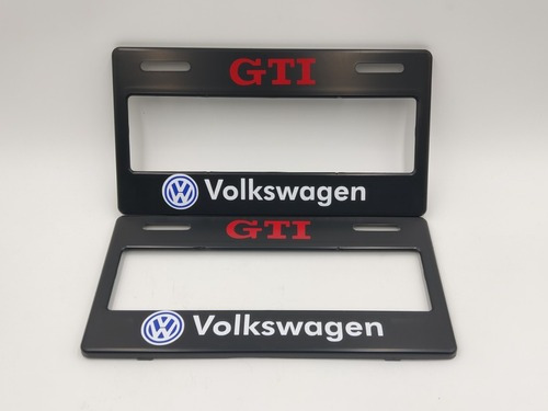 Marco Portaplacas Volkswagen Gli Gti Rline Alfanumrico Foto 4