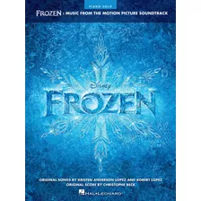 Partituras Piano Solo Frozen Disney 10 Songs 2014 Digital Oficial