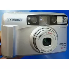 Câmera Fotográfica Samsung Máxima Zoom 80 Ti Analógica!