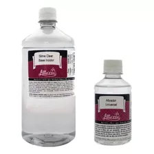 Cola Slime Clear 1 Kg + Ativador Universal 250ml.