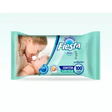 Lenço Umedecido 100 Un Para Bebês / Limpeza Facial / Remoção