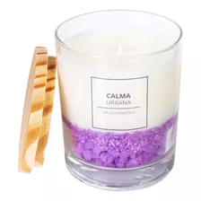 Vela Aromática Perfumada Lavanda Premium No Vidro Decorativa