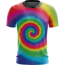 Camiseta/camisa Tie Dye Sublimação Colorida - Tai Dai Paz