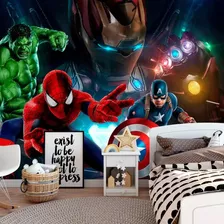 Papel De Parede Adesivo Vingadores Marvel Espaço Manopla