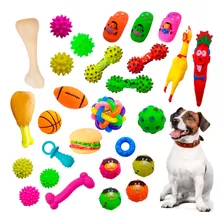 Kit 5 Brinquedo Mordedor Para Pet Pequeno E Médio Porte