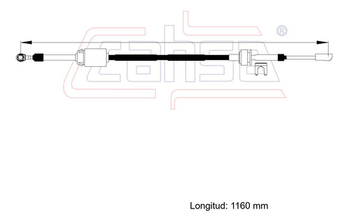 Cable Selector De Velocidades Para Chevrolet Corsa 1.6l 2008 Foto 2