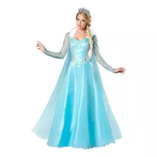 Lazhu Vestido Princesa Elsa Para Adultos Frozen2 Anna