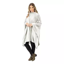 Poncho De Microfibra Manta Soft Fleece Plush Quente