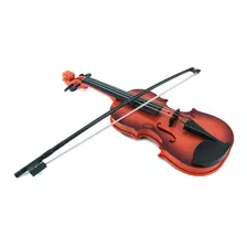 Castanho Simulação Violino Brinquedo Musical Arco Iniciante 