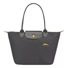 Longchamp Original Bolso Tote Mediano, Gris Metálico