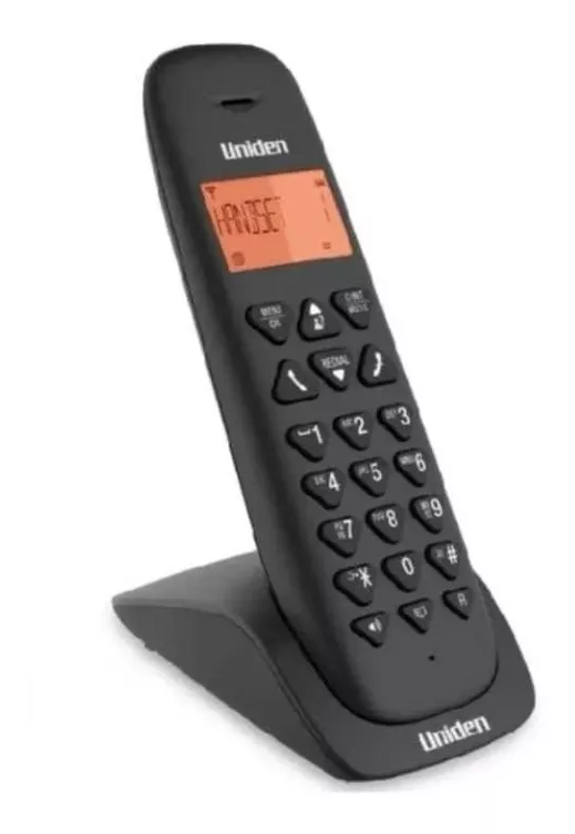 Teléfono Inalámbrico Uniden At3102 Con Alta Voz Negro Y Rojo