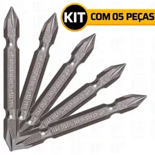 Kit 05 Bits Ponteira Philips P/ Parafusadeira Sata