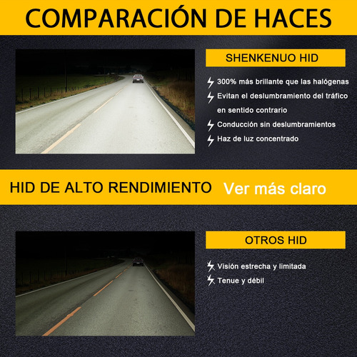 1 Par, Xenn 35w Kit De Faros D1s Luz Alta Y Baja Para Audi Foto 10