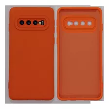 Capa Compatível Com Galaxy S10 Em Diversas Cores Aveludadas