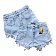 Kit 3 Shorts Jeans Plus Size Hot Pants 46 Ao 54