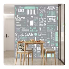 Vinilo Decorativo Cocina Mural Palabras Argentinas Tramas