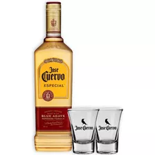 1u José Cuervo Dorado 750ml + 2u José Cuervo Vaso Shot 55ml